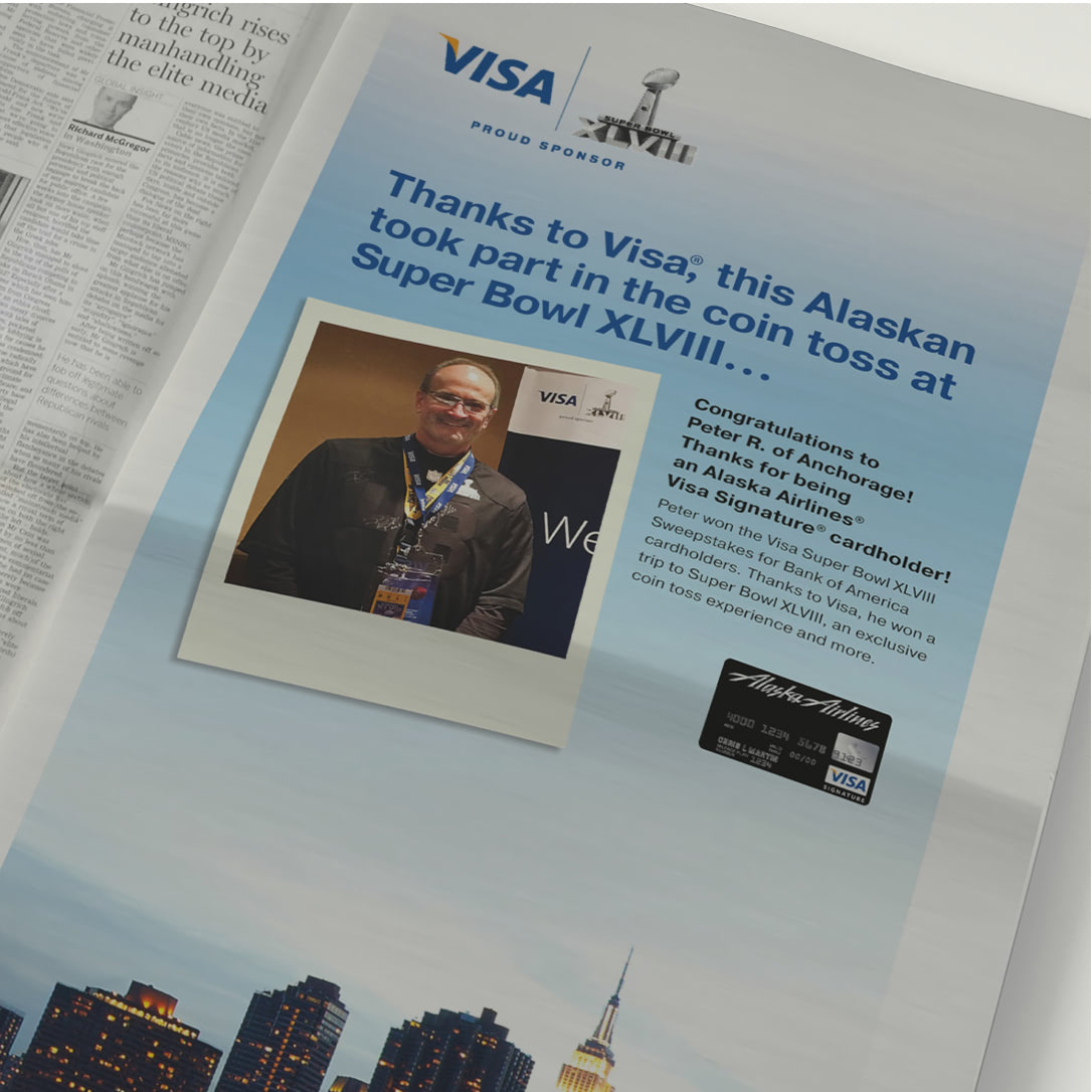 Alaska Airlines Super Bowl Promo Winner Announcement