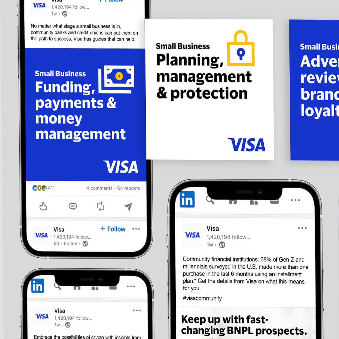 ICBA Organic LinkedIn content