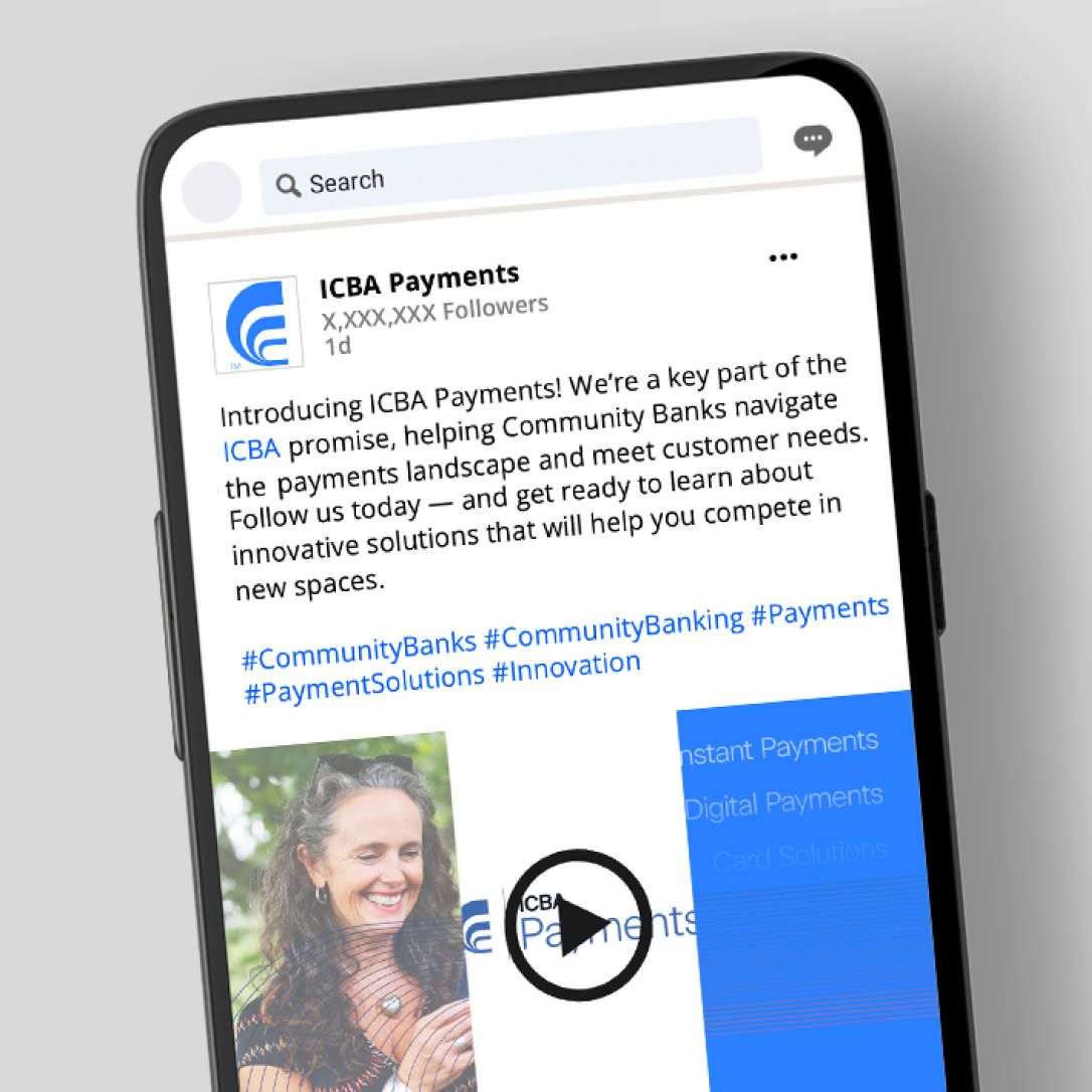 ICBA Organic LinkedIn Content