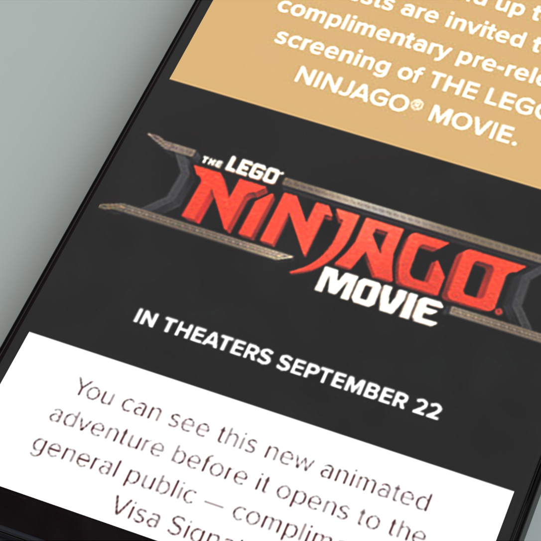 Alaska Airlines Movie Screening Invitation Email