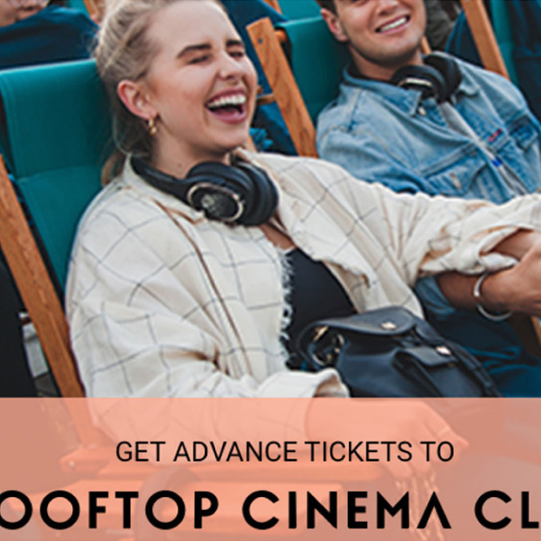 Alaska Airlines Rooftop Cinemas Movie Screening Event Invite