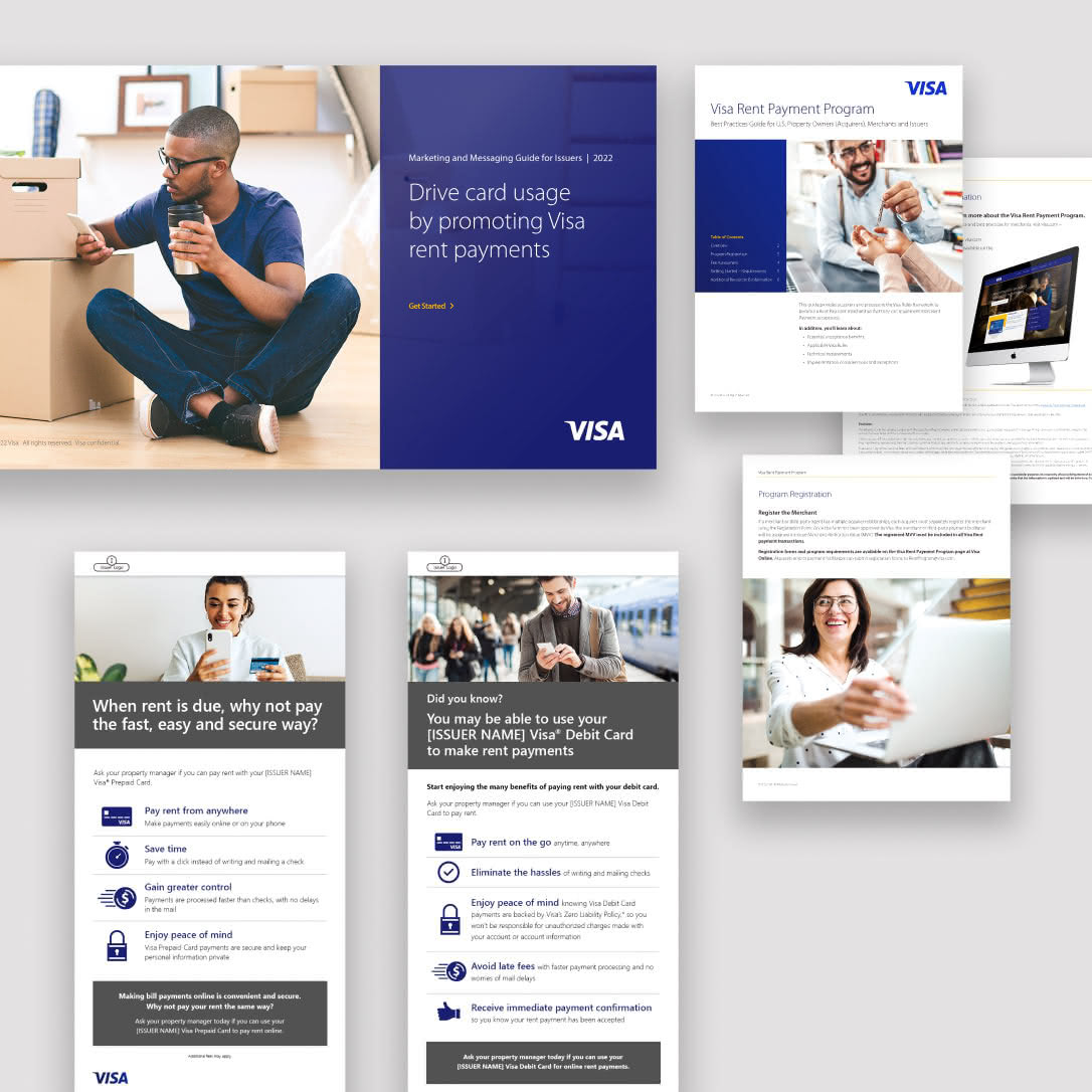 Visa Rent Program Sales Enablement Materials