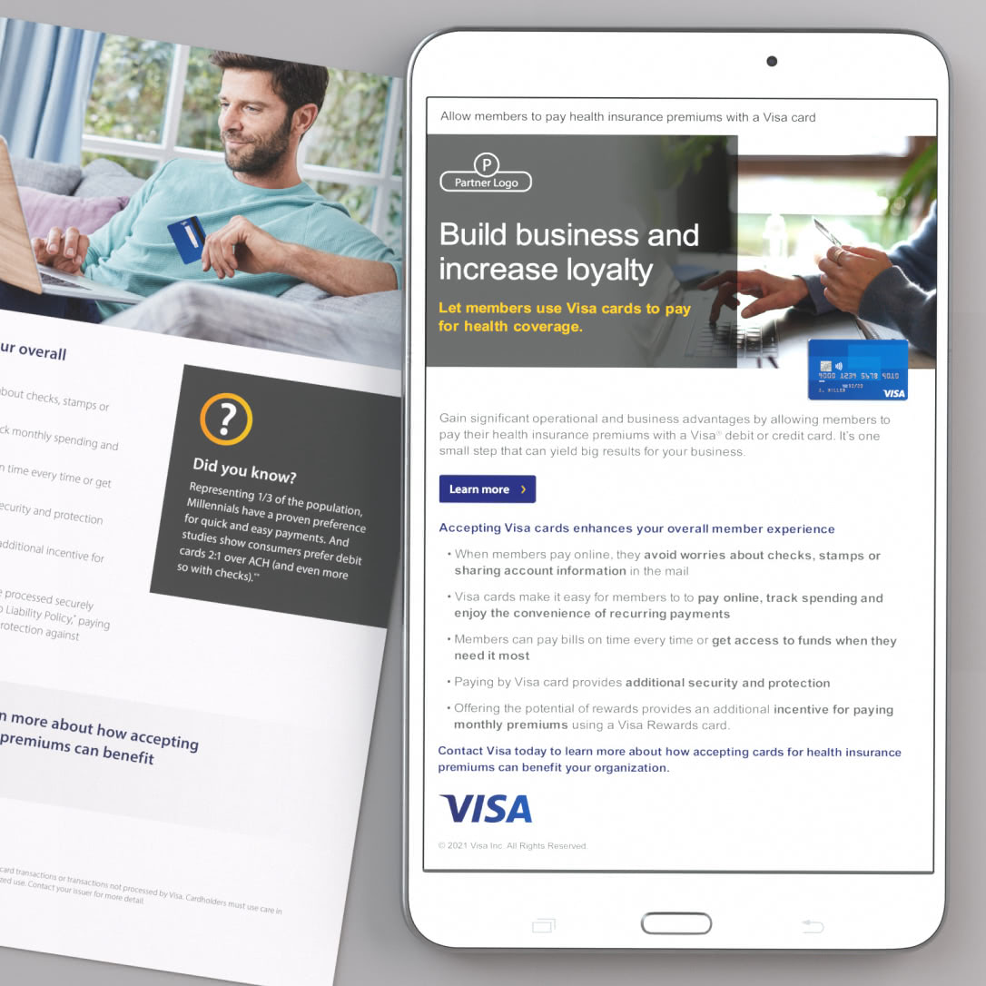 Visa Healthcare Sales Enablement Materials