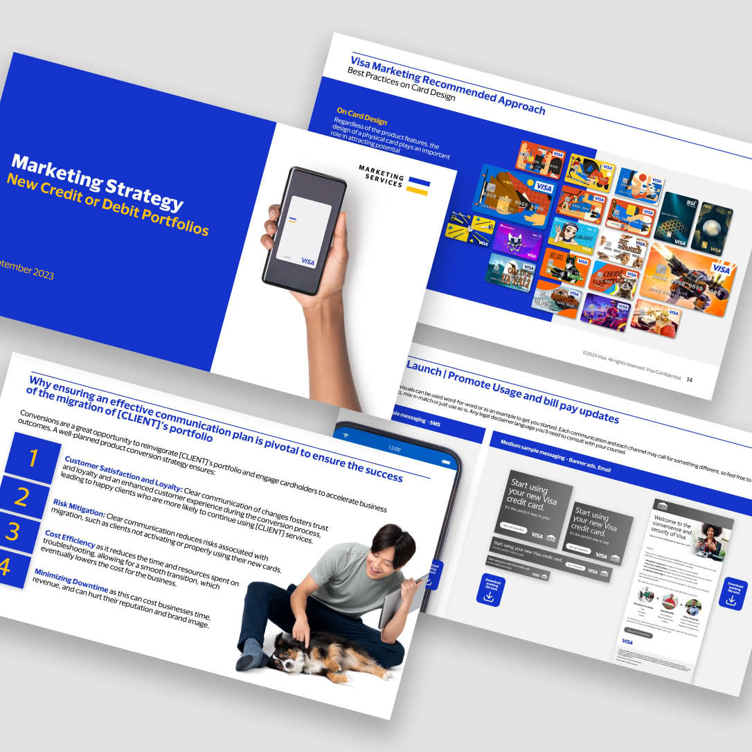 Visa New to Credit or Debit Communication Plan