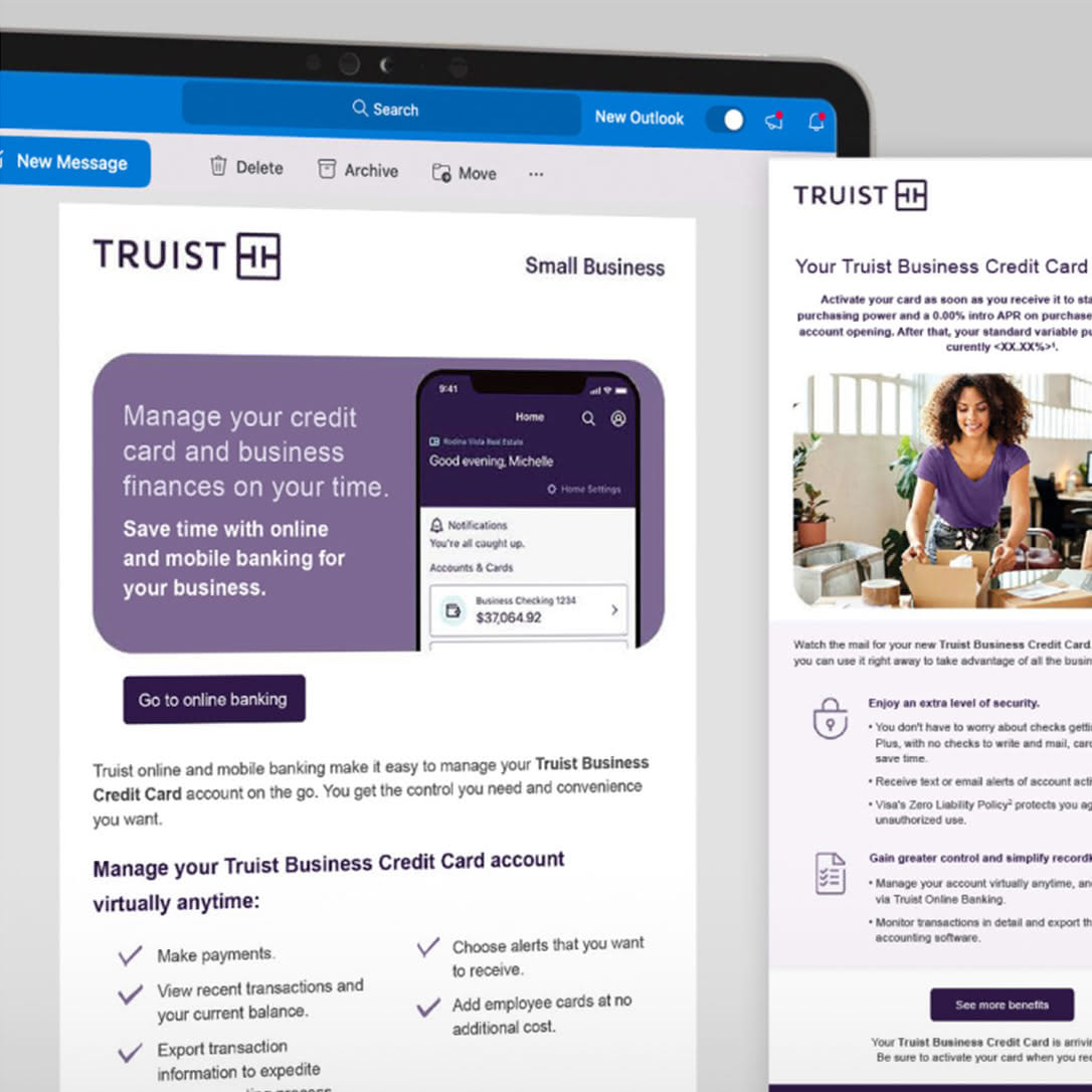 Truist Small Business Emails