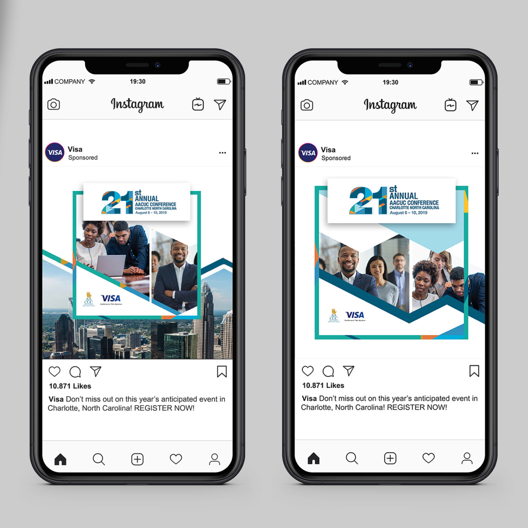 Visa Paid Social Advertising