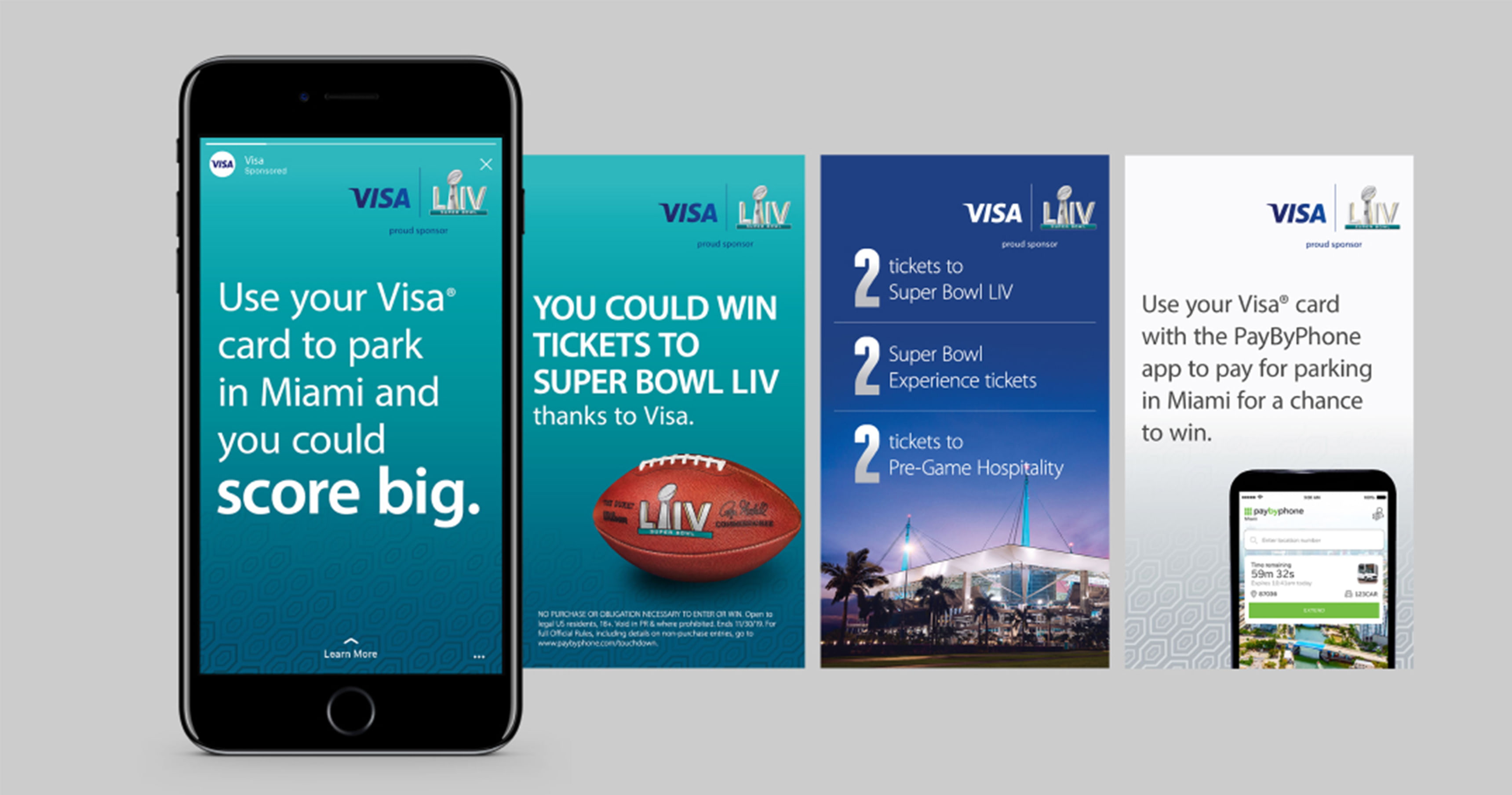 Visa PayByPhone Super Bowl Promotion