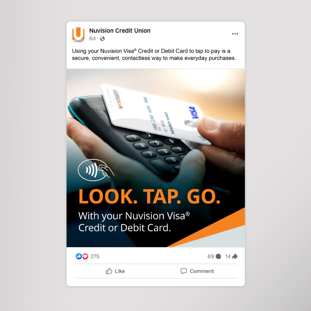 Nuvision FCU Social Media Posts