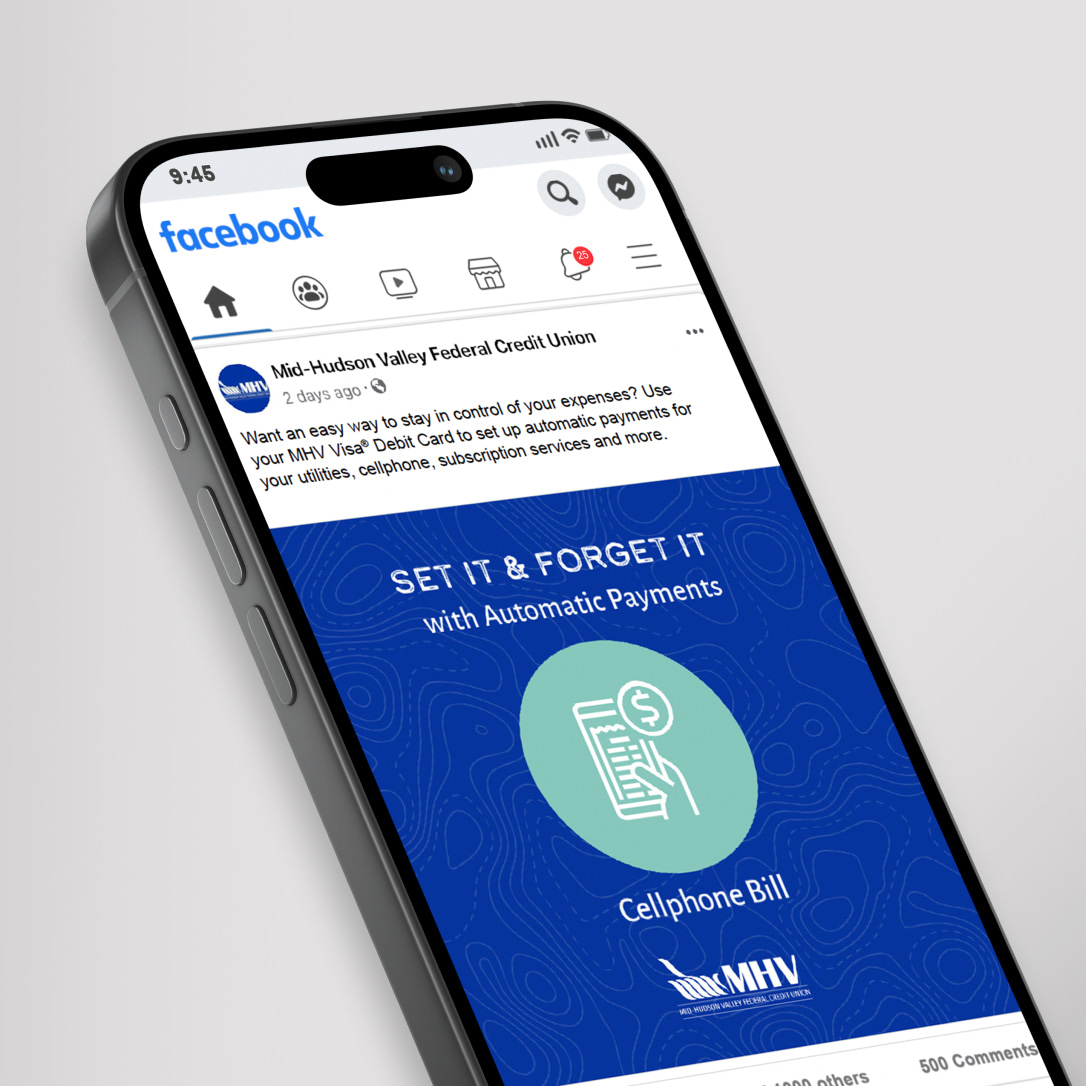 Mid Hudson Valley Credit Union Organic Social Media Posts