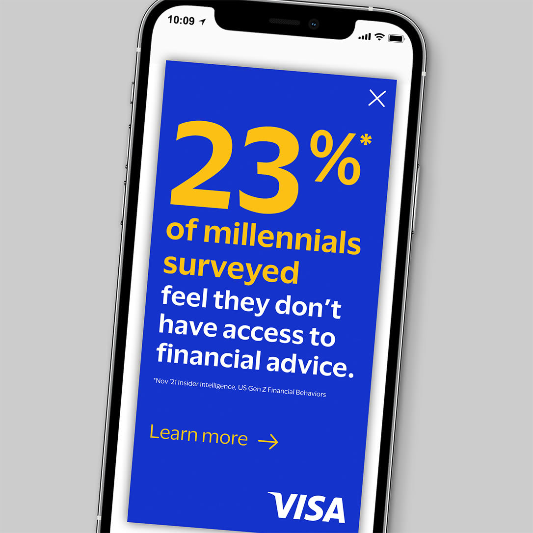 Visa CUES digital ads