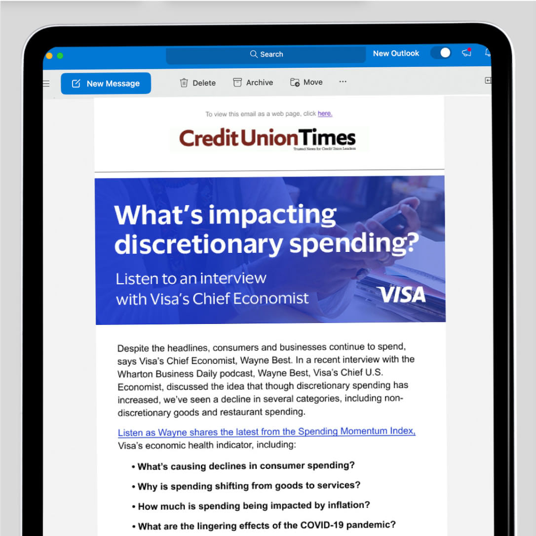 Visa Community Issuer LinkedIn Campaign Materials