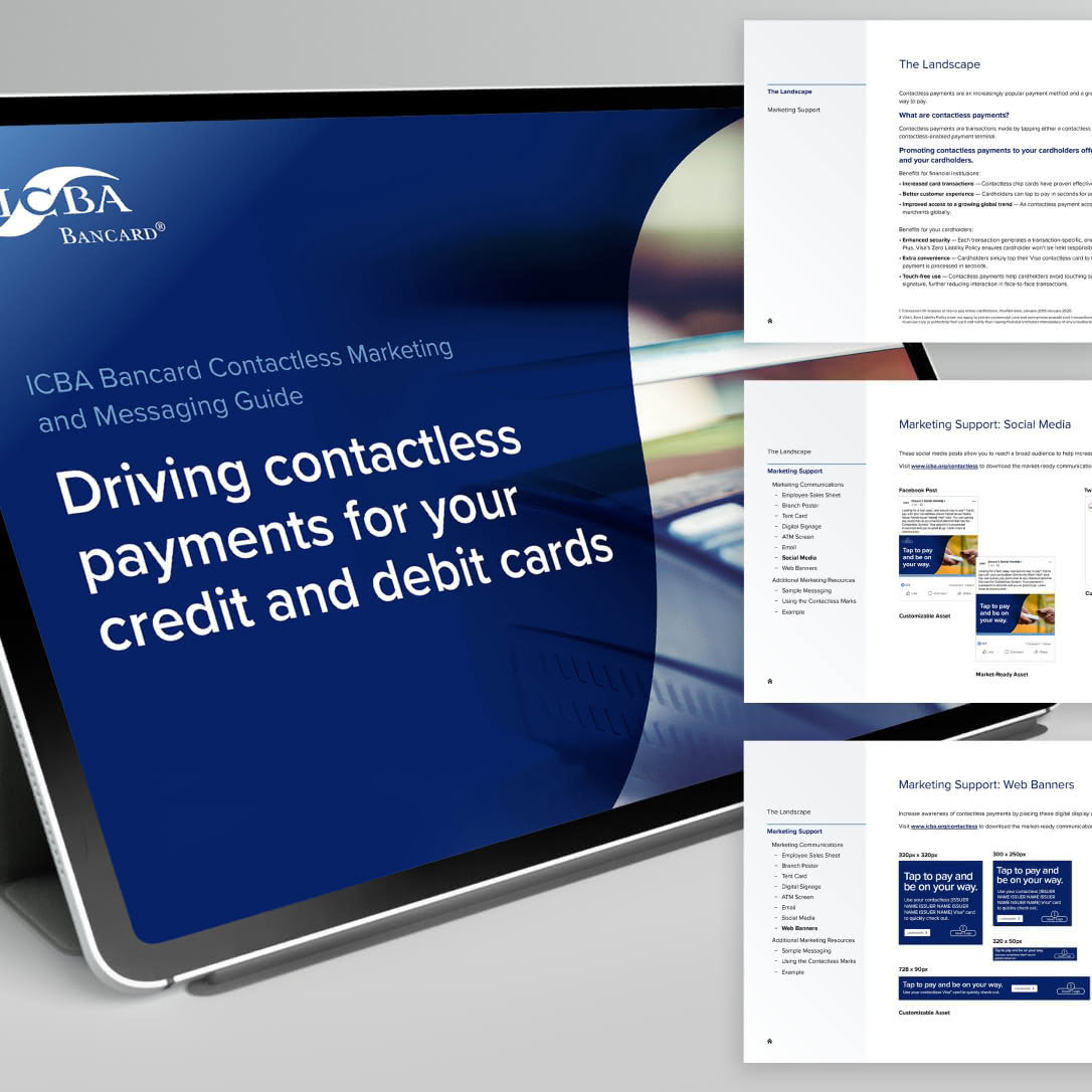 ICBA Contactless Payments Marketing and Messaging Guide