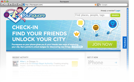 App Spotlight: Foursquare Website