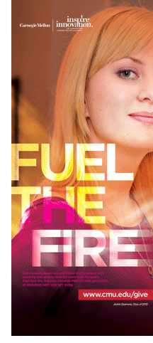 Carnegie Mellon "Fuel The Fire" Banner Ad