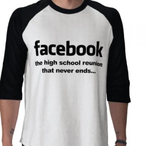 Facebook T-Shirt from Zazzle