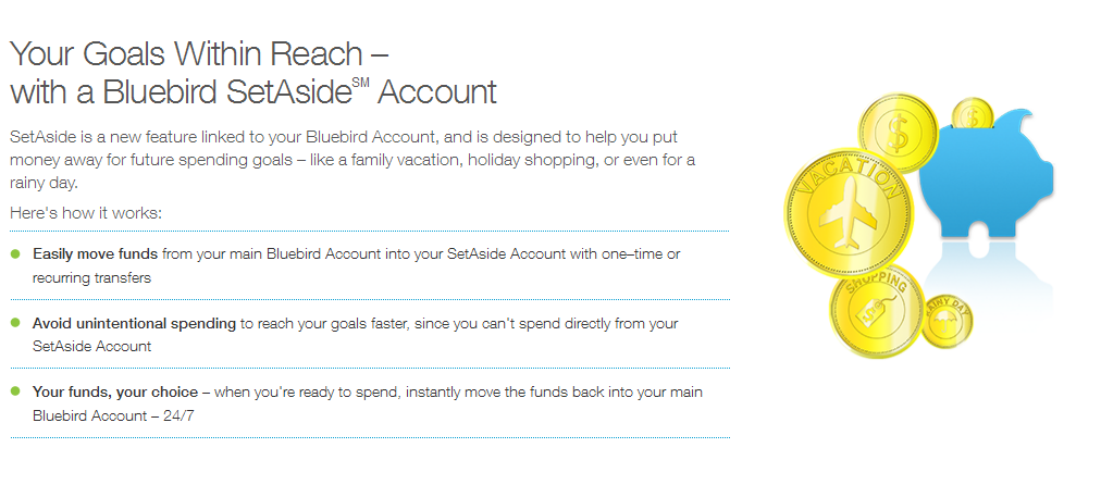 Amex Bluebird accounts now offer SetAside savings option