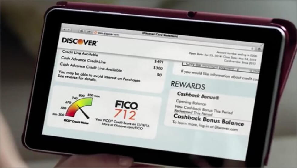 Free FICO with Discover “It”