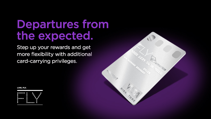 Credit card marketing for new Virgin America cards tap airline's provocative brand personality