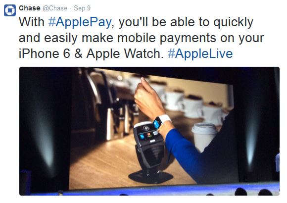 chase_apple pay tweet_09.09