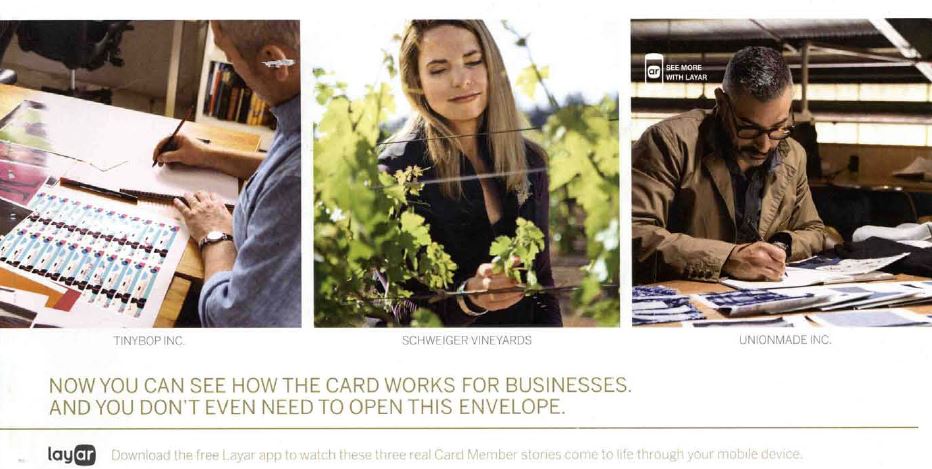 Amex and Layar partner for interactive direct mail