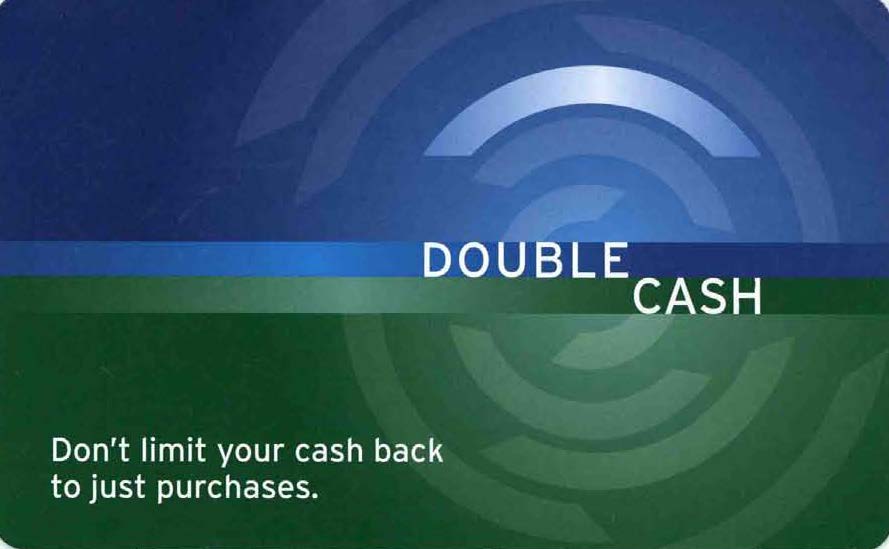 Citi Double Cash Back Welcome Kit insert