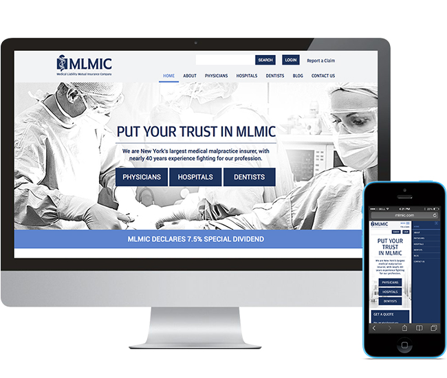 MLMIC refresh of web and mobile assets