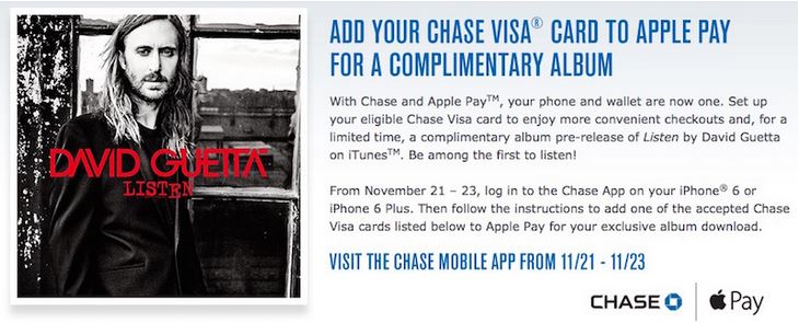 Chase partners with David Guetta for Apple Pay marketing campaign