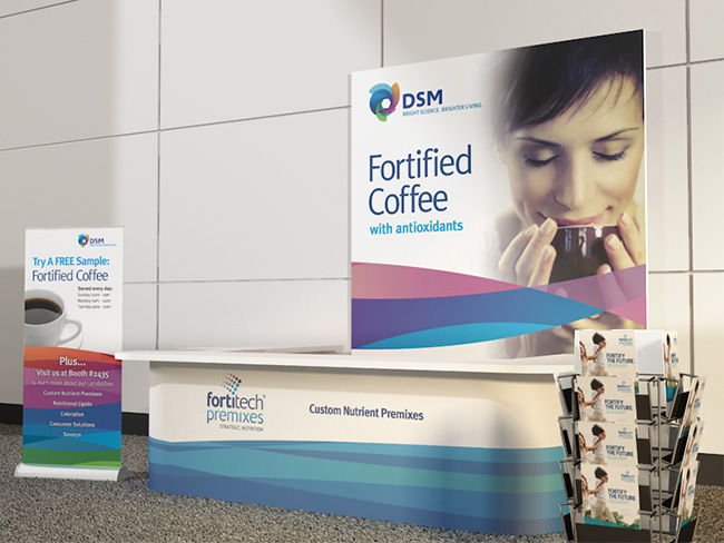 trade show event marketing for Fortitech Premixes