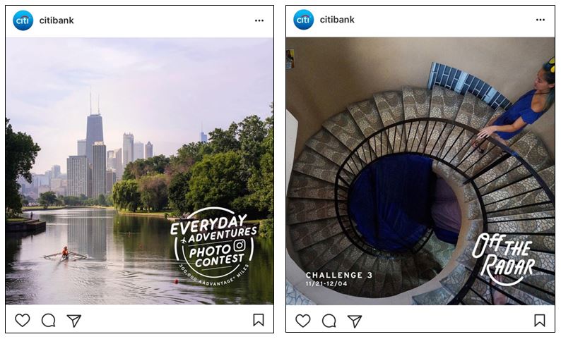 Citibank taps user generated content on Instagram