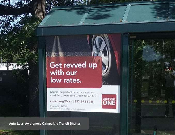 Bus shelter outdoors.