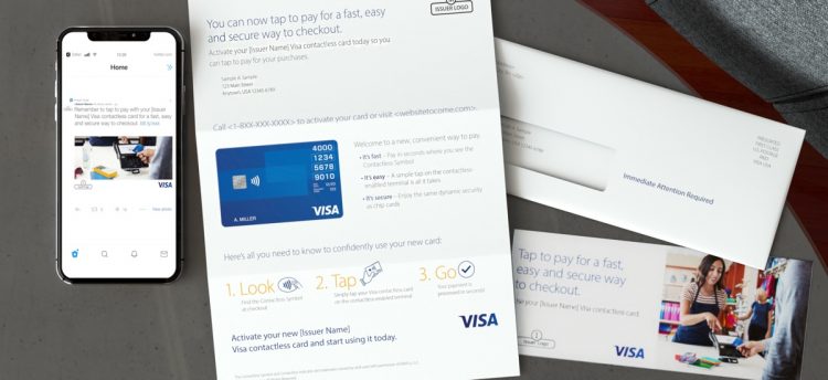 Visa Card Carrier letter with Insert and OE