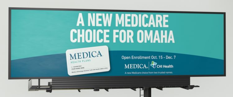 Medica billboard displaying 