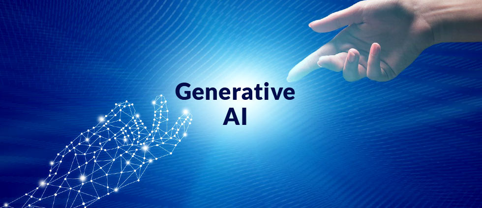 Graphical illustration for POV blog on generative AI in marketing