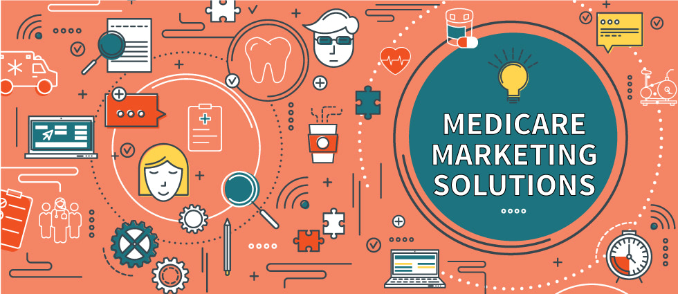 Graphic showcasing the fresh medicare marketing solutions from Media Logic