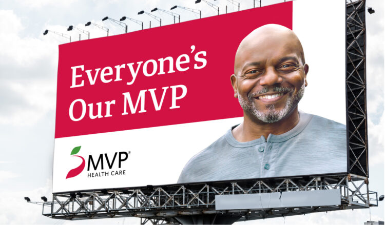MVP outdoor billboard with the messaging, 